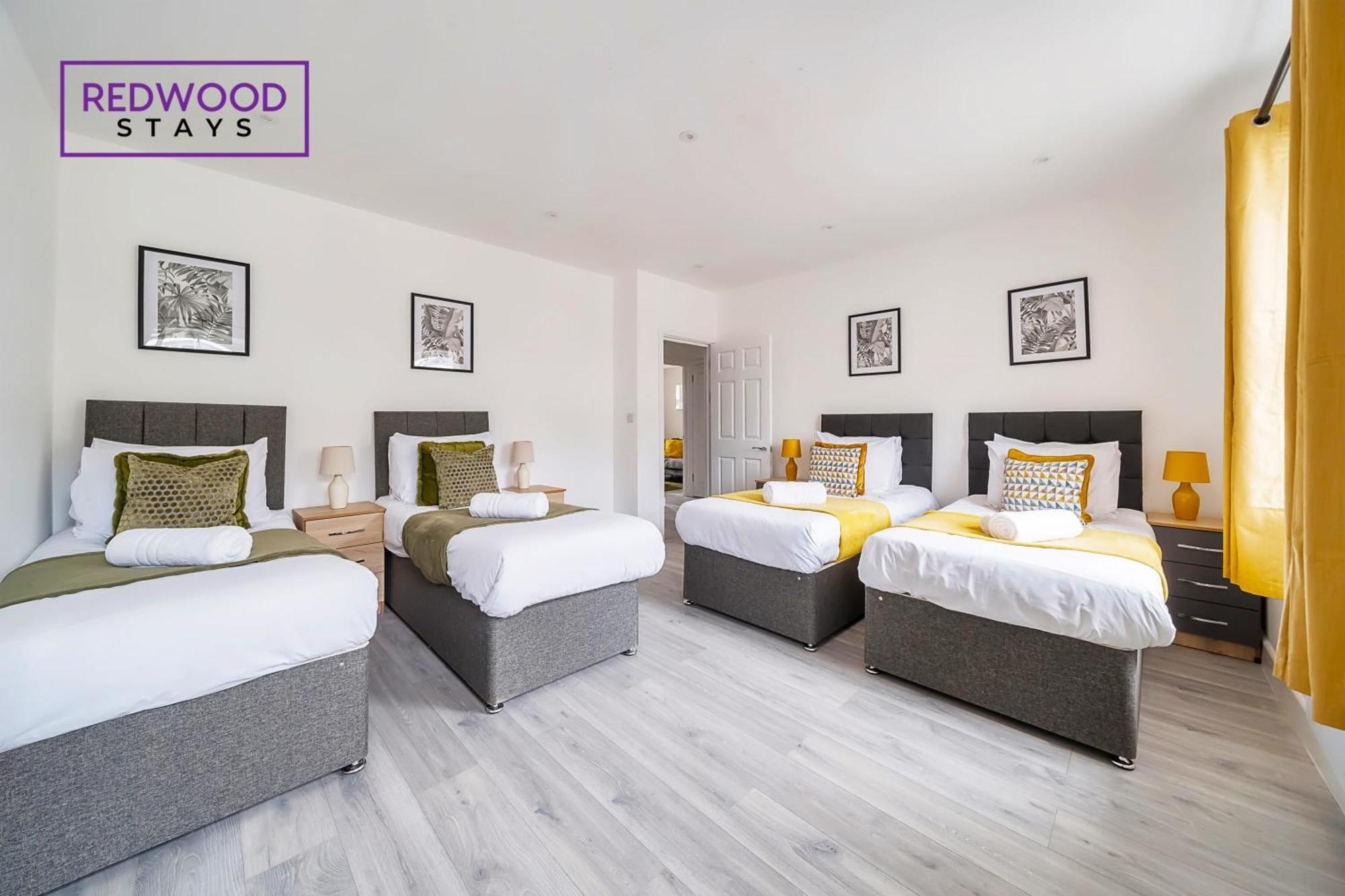 אלדרשוט Brand New, 2 Bed 1 Bath, Modern Town Center Apartment, Free Wifi & Netflix By Redwood Stays מראה חיצוני תמונה